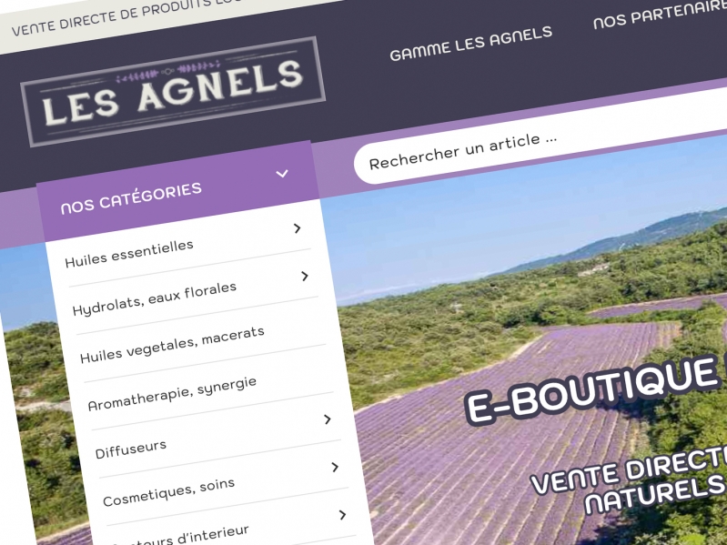 E-shop Les Agnels